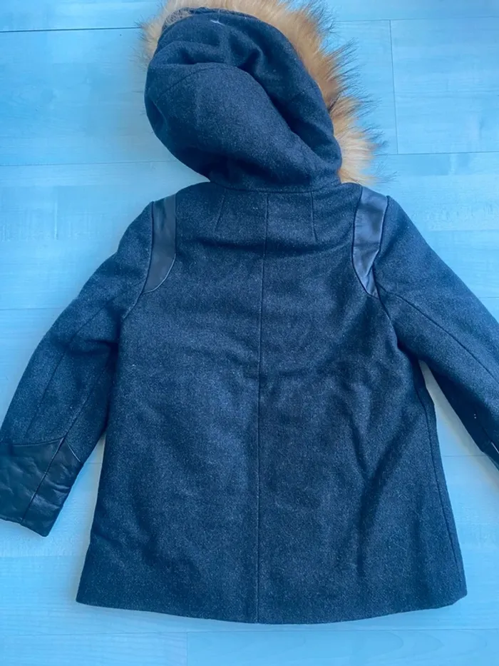 Manteau duffle-coat gris anthracite fille marese 4 ans - photo numéro 11