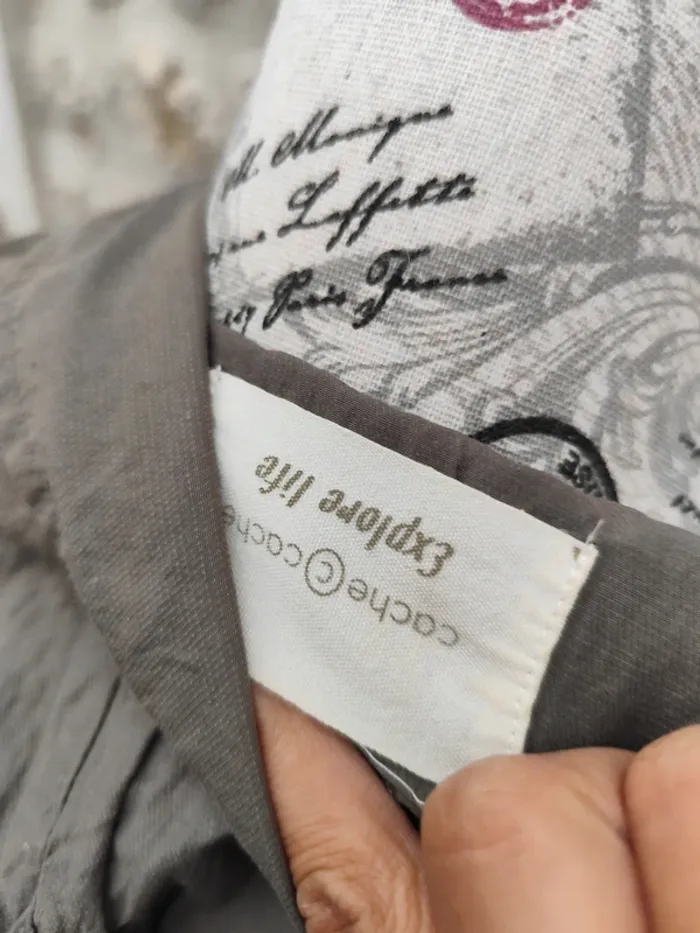 Veste légère à capuche femme cache cache couleur gris - photo numéro 7