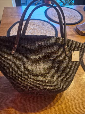 Sac raphia naturel neuf