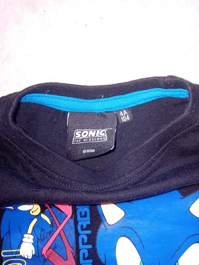 Tee-shirt sonic - photo numéro 3
