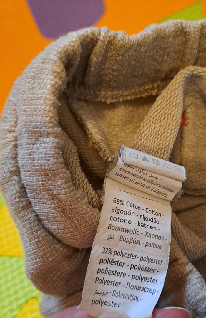 Short bermuda beige crocodile, orchestra, taille 23 mois (86 cm) - photo numéro 5