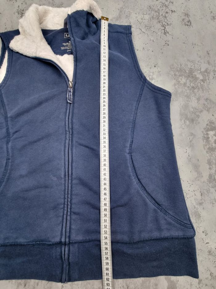 Veste sans manches fourrée L.L. Bean bleu – Taille M Femme - photo numéro 6