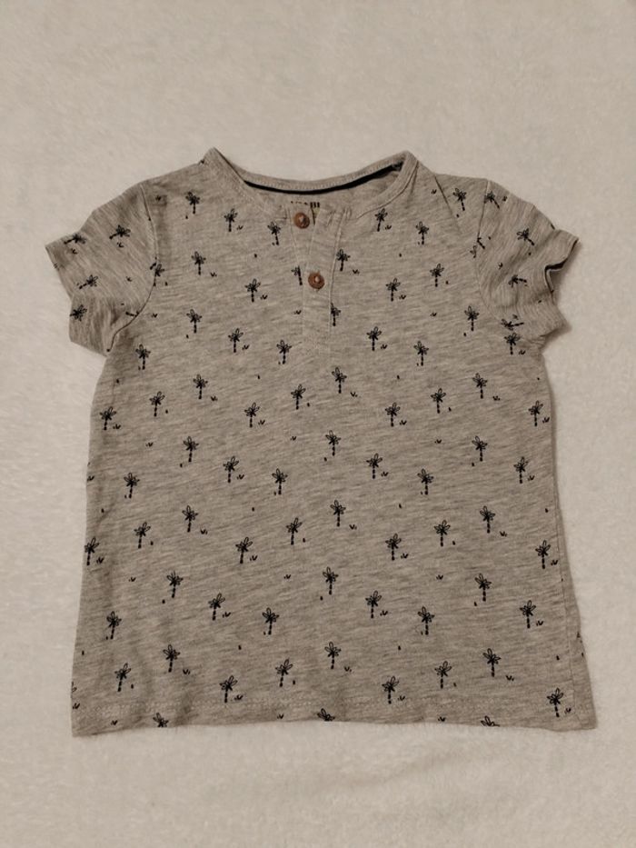 T-shirt palmiers Kiabi 24 mois