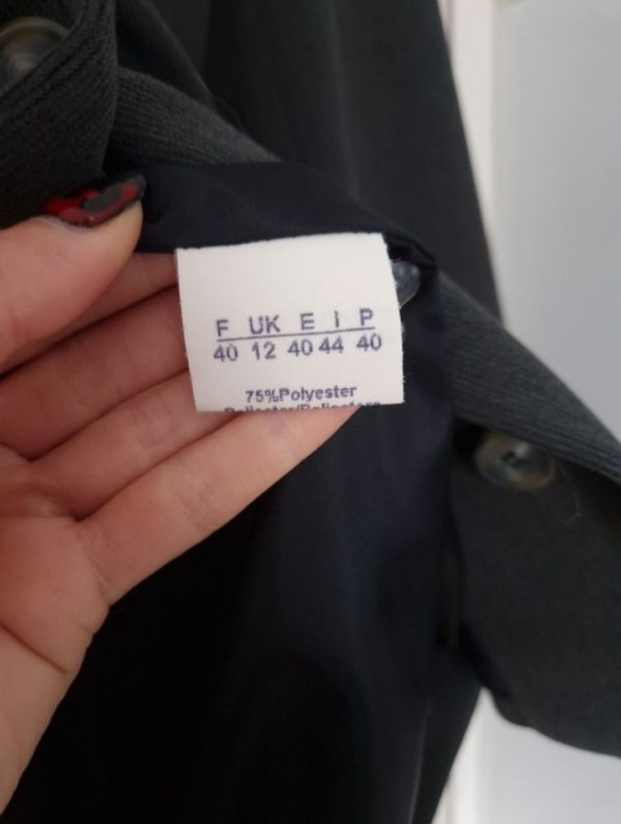 Jolie veste blazer grise femme vintage taille L/40 - photo numéro 8