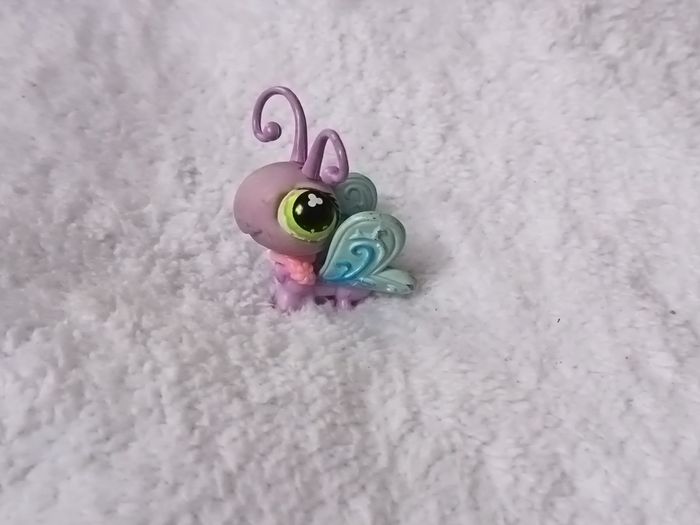 Littlest Pet Shop Papillon Mauve #478 - Authentique LPS - photo numéro 2