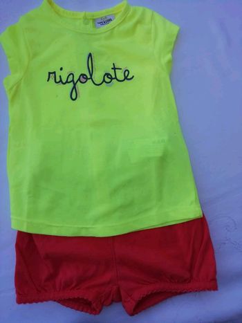 Tee shirt et short