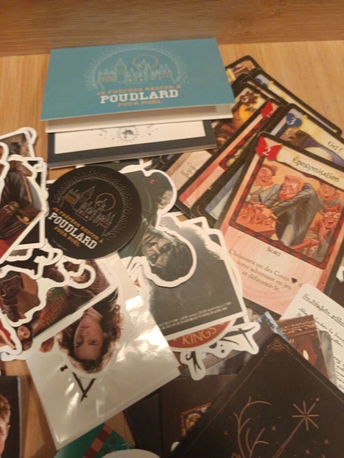 Lot divers mini cartes autocollant sur le thème d'Harry Potter - photo numéro 5