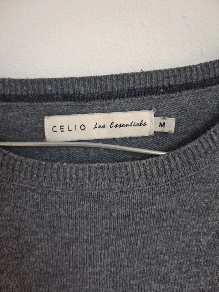 Pull fin homme M celio - photo numéro 3