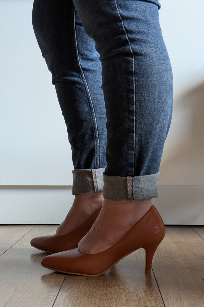 🤎 Escarpins marron clair – Comme neufs ! - photo numéro 5