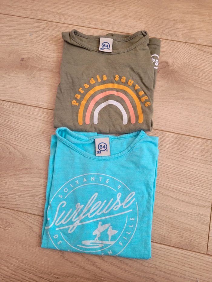 lot de 2 t-shirts