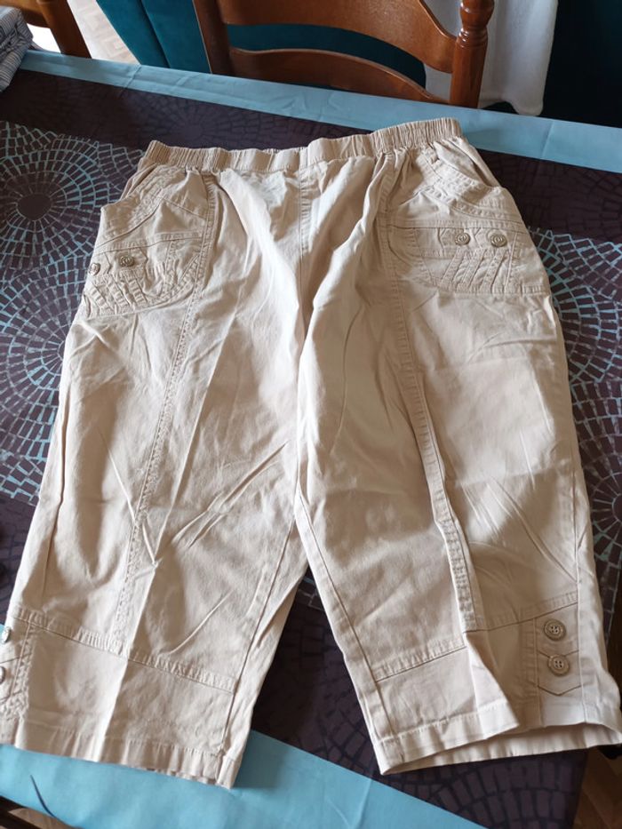 pantacourt femme taille 40 a 58