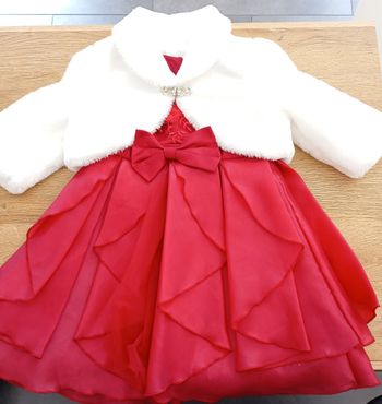 Robe soirée avec gilet neuf 4 ans