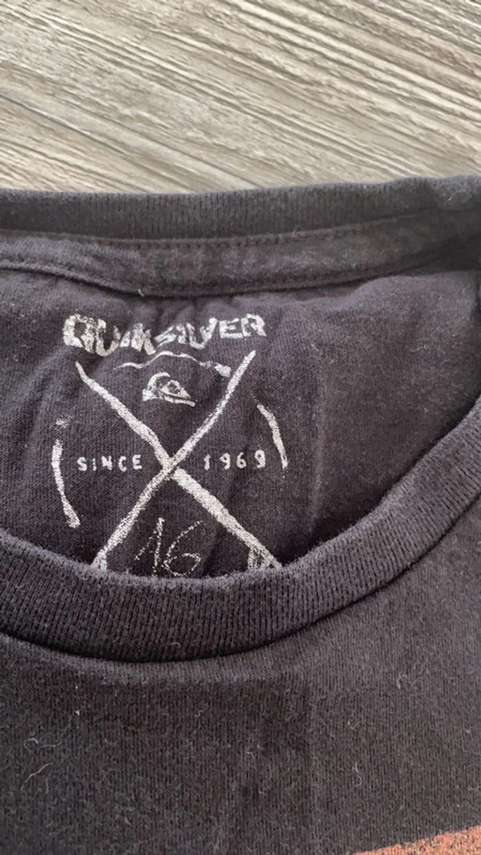 T-shirt QuickSilver noir 16 ans - photo numéro 2