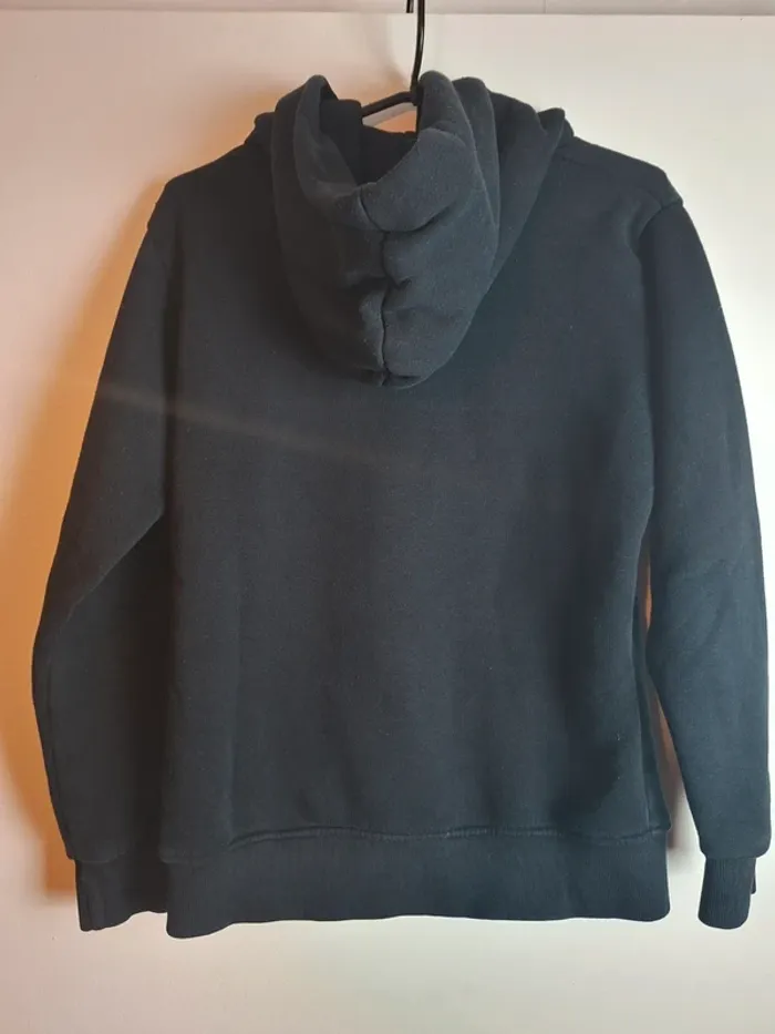 Sweat à capuche Mammutmarsch noir logo jaune - photo numéro 9