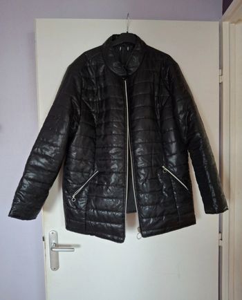 Veste matelassé noire