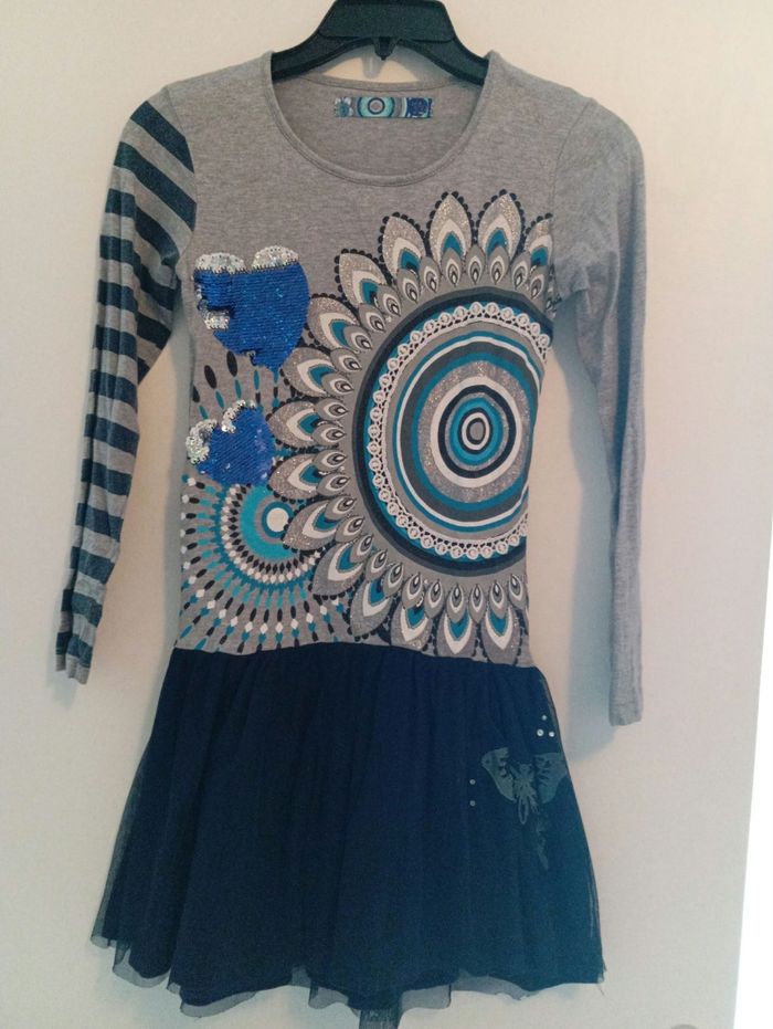 Robe  Desigual Bleu