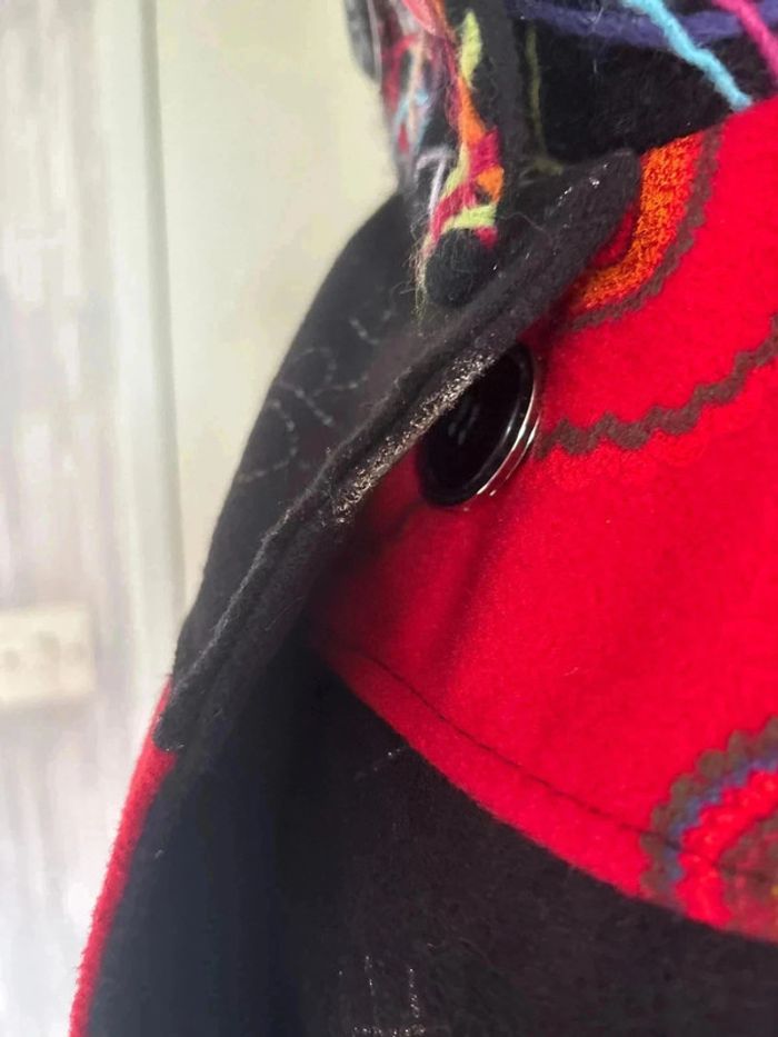 Manteau patchwork taille 58 made in italy• - photo numéro 5
