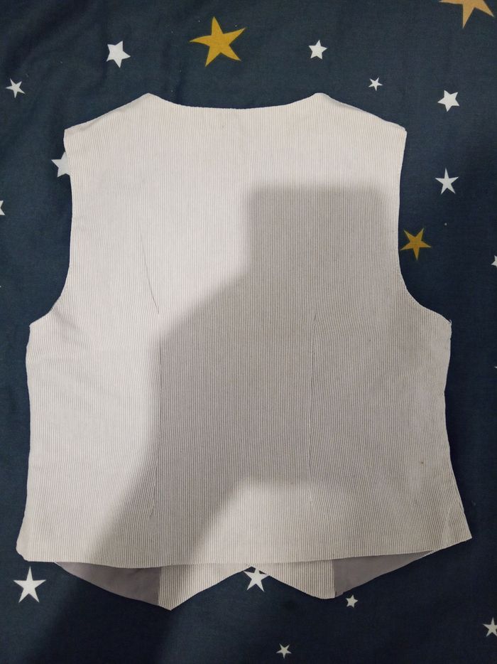Gilet pour costume a rayures _ 4 ans - photo numéro 3