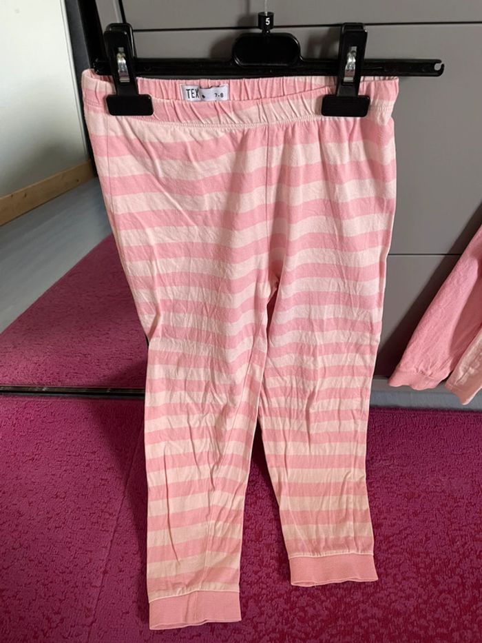 Pyjama deux pièces fille rose - photo numéro 2