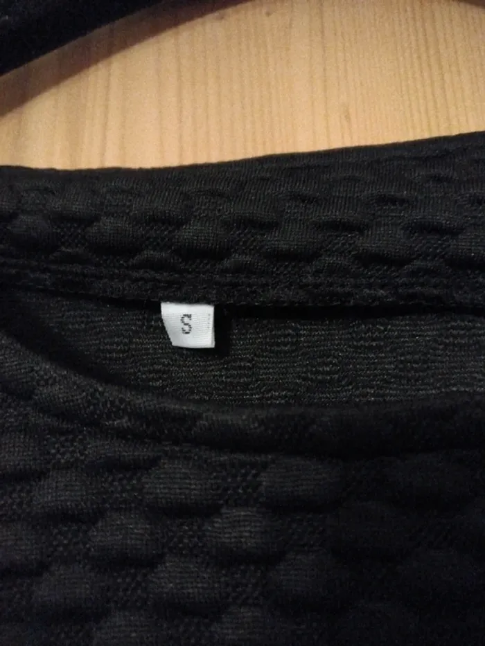Robe Noire Unie Femme Neuve - photo numéro 2