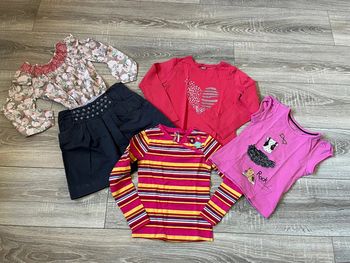 Lot fille 5 ans t-shirt manches longues
