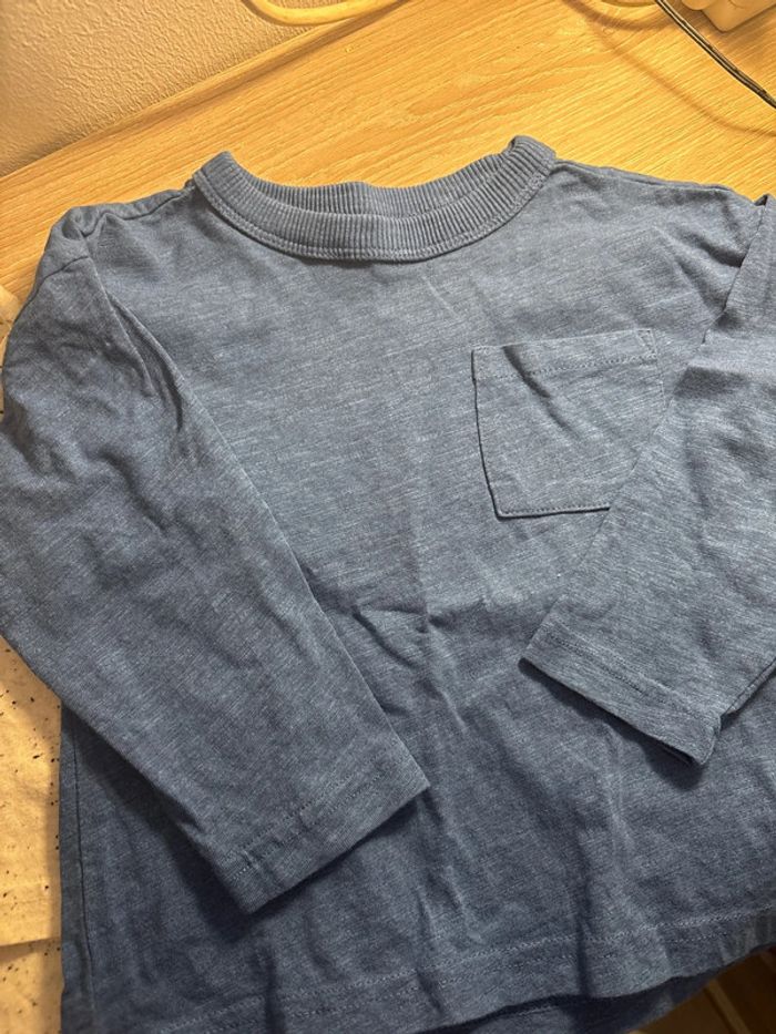 Lot de 2 teeshirts manches longues 92 cm - photo numéro 3