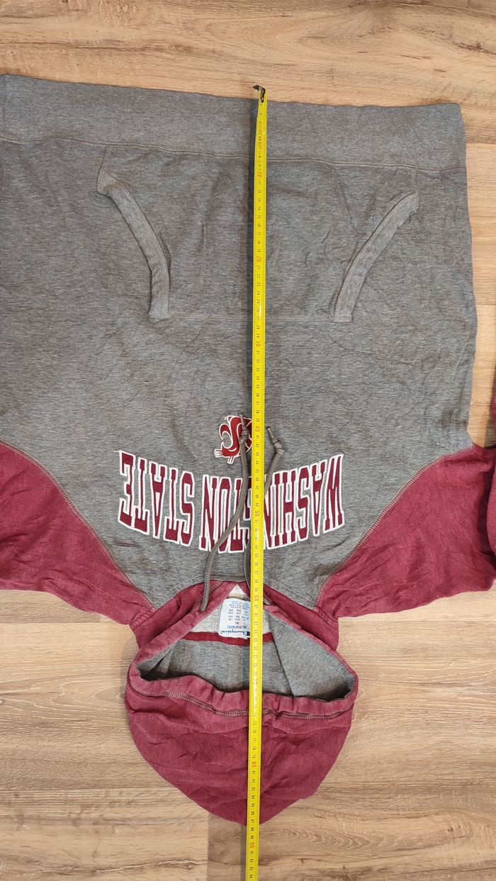 Vêtement Homme Sweatshirts Sweats pull à capuche rouge et gris Champion taille XL #Retrostreet - photo numéro 7