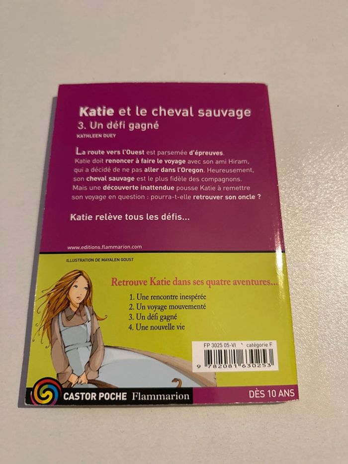 Katie et le cheval sauvage édition castor poche - photo numéro 3