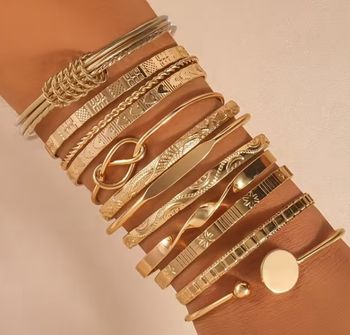 Lots 12bracelet acier inoxydable 