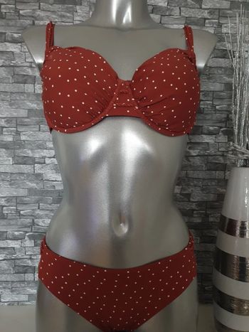 Maillot de bain à pois T38/100D