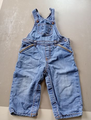 Salopette en jean 74 cm  Obaibi