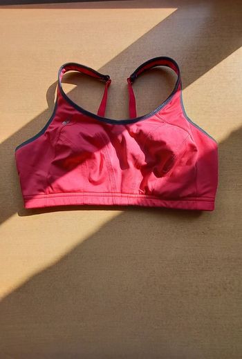 Brassière de sport rose shock absorber 85D