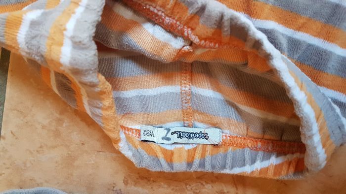 Pyjama 2 pièces garçon 9 mois orange Tape à l'oeil - photo numéro 7