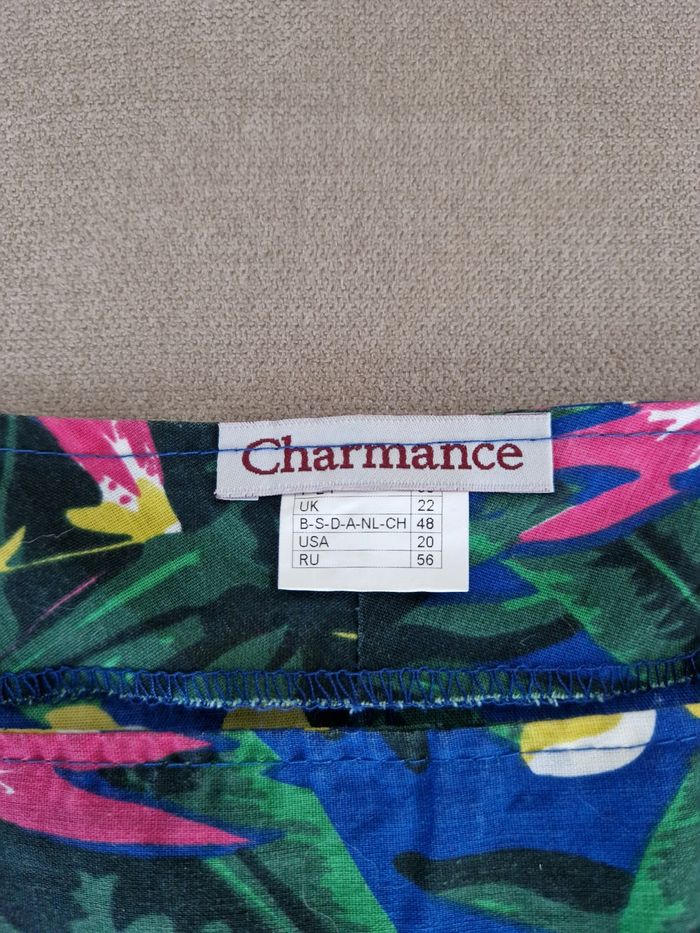 Robe bleu motif fleurie Charmance - photo numéro 8