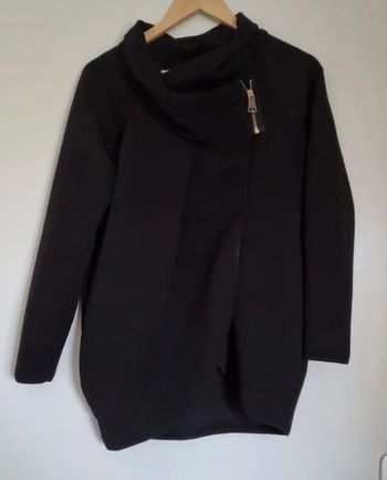 Veste noire femme manches longues
