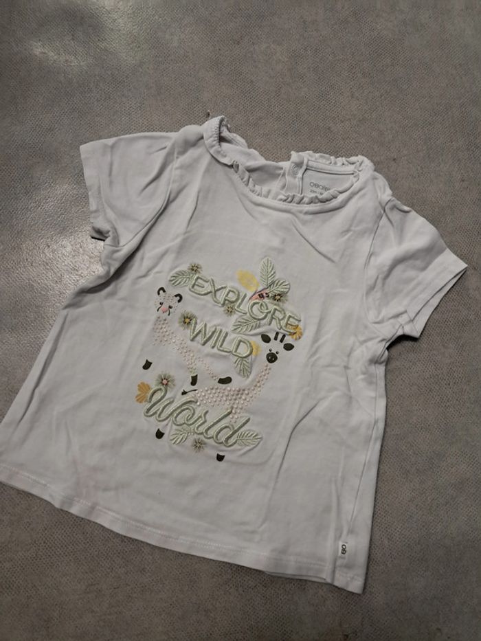 tee shirt fille 2 ans obaibi