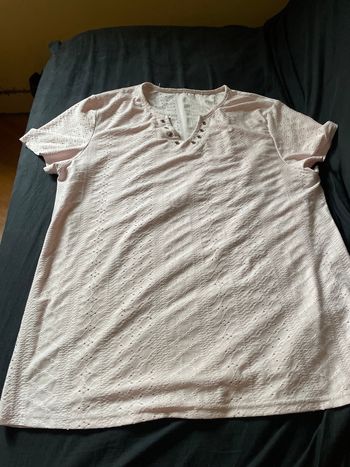 Malio de corps à manches courtes rose claire 