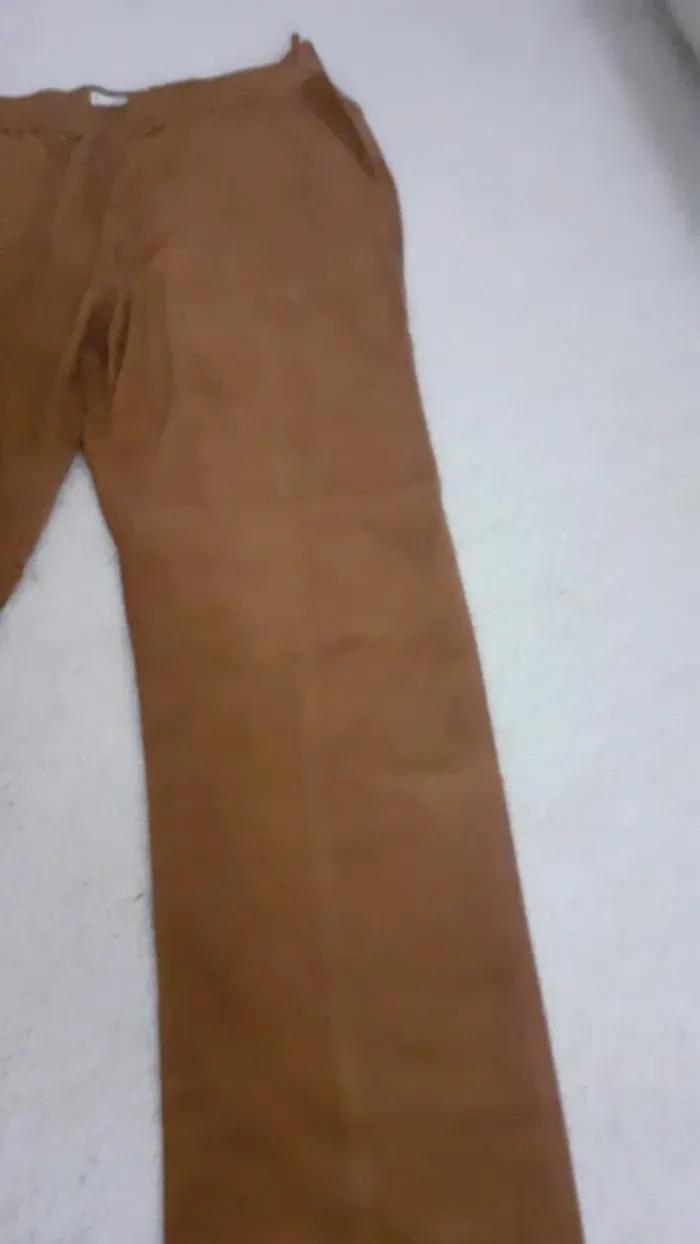 Magnifique pantalon Daim Mango - photo numéro 6