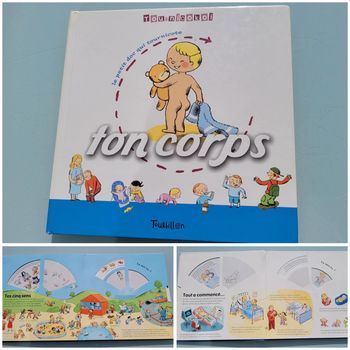 Livre animé de roues magiques 👂 Ton corps 👅 éditions tourbillon (53)