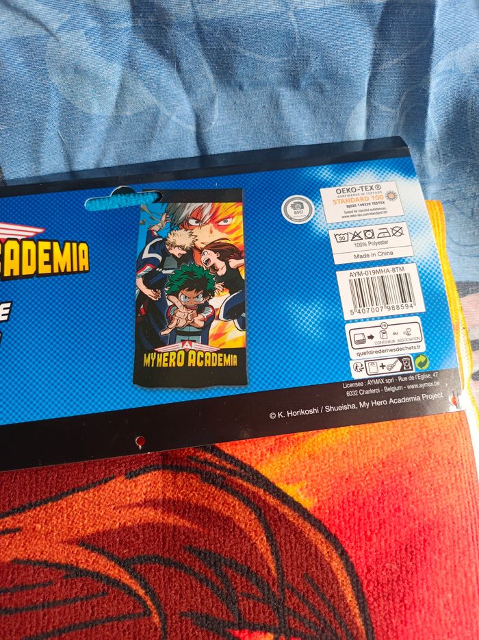 Serviette myhero acadeemia - photo numéro 2
