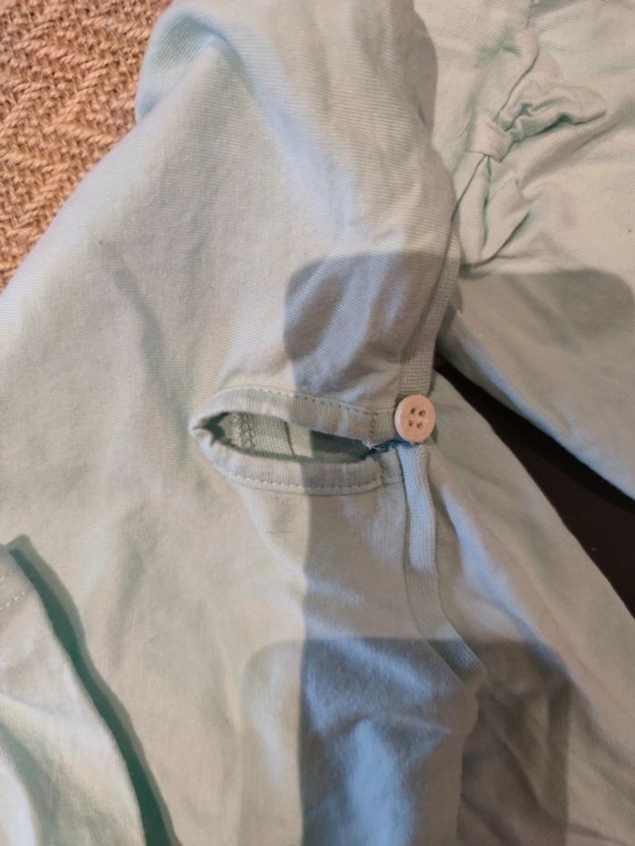 Tee shirt manches 3/4 vert clair - photo numéro 2