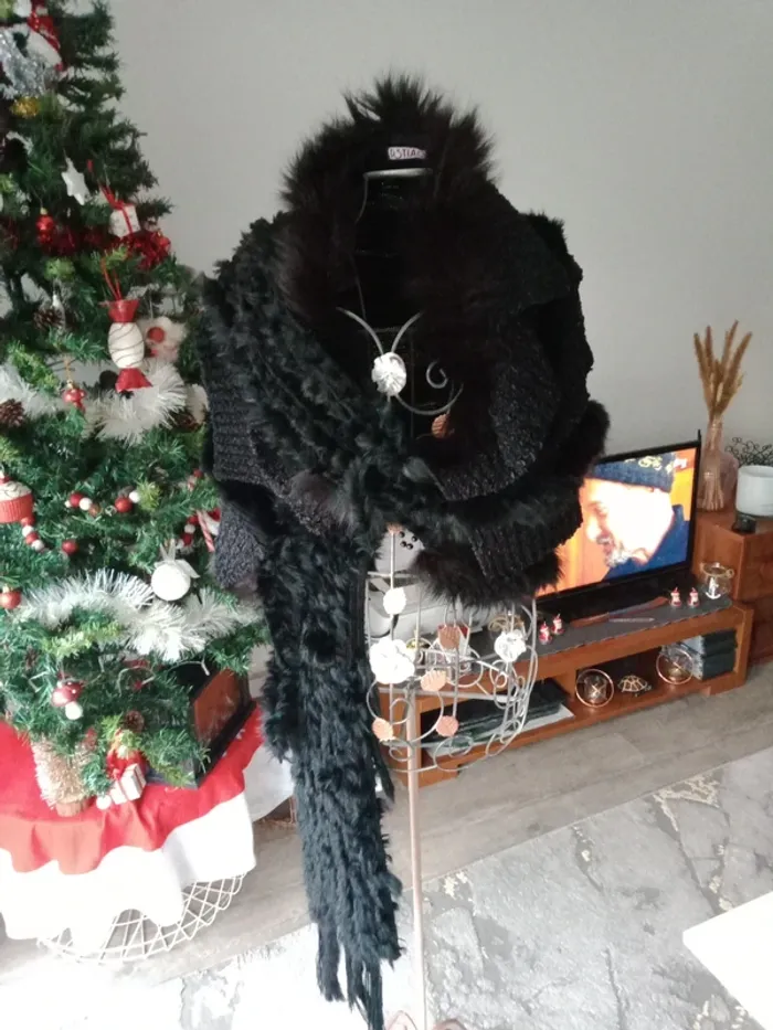 Gilet sans manches style cape