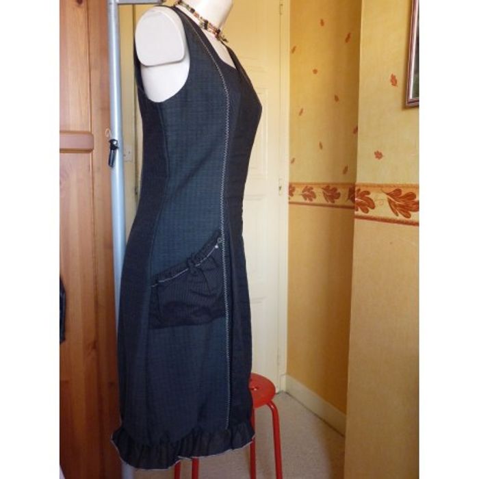 COCO MENTHE - Robe poches mosaïque T2 - photo numéro 2