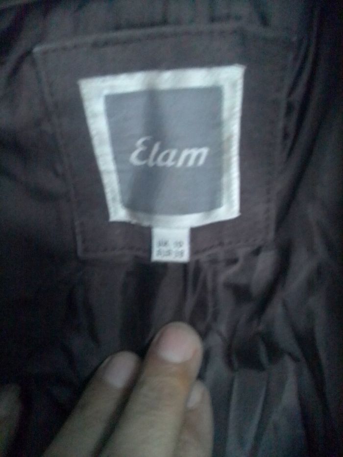 Veste trench en cuir Étam - photo numéro 6