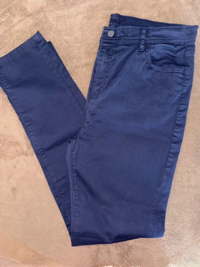 Jean bleu marine femme taille 42 Impaqt Jeans en très bon état - photo numéro 2