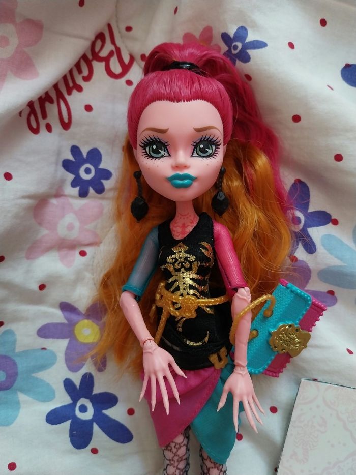 Poupée Gigi Grant New Scaremester Monster High Mattel RARE 2014 - photo numéro 2