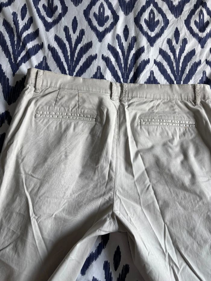 Pantalon homme beige clair taille 54 (3XL) regular fit droit– Kiabi – coton stretch - photo numéro 16