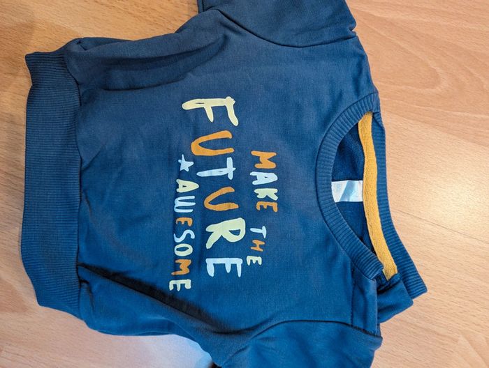 Lot de 3 tee-shirts à manches longues/pulls 3 mois - photo numéro 4