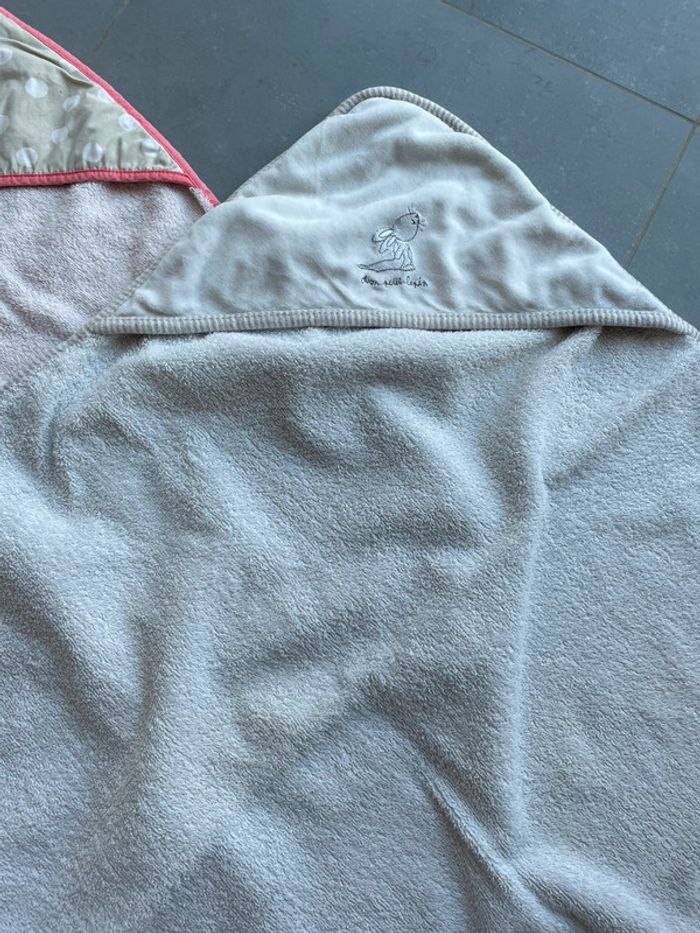Lot cape de bain avec capuche bébé - photo numéro 2