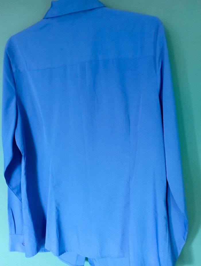 Chemise fluide bleu vif - photo numéro 4